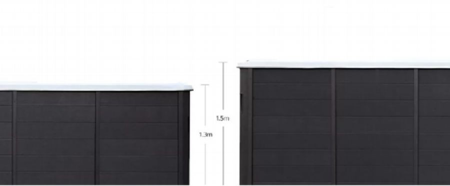 Height comparison of swim spa